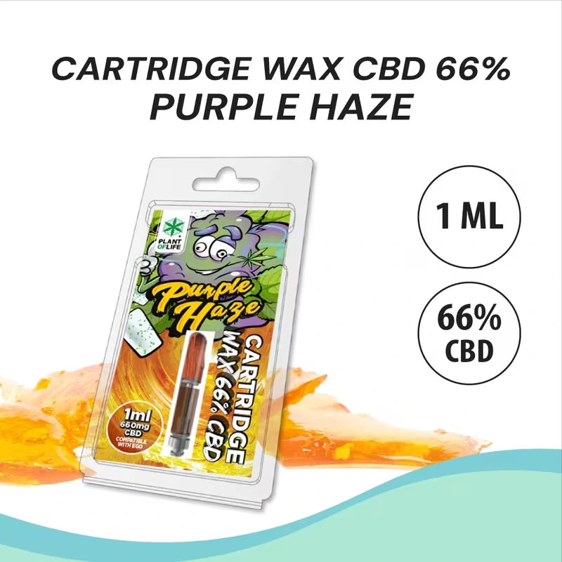 Cartucho CBD 66% Purple Haze