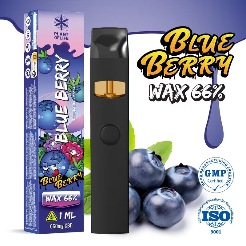 Vape CBD Plant Of Life Blue Berry 66%