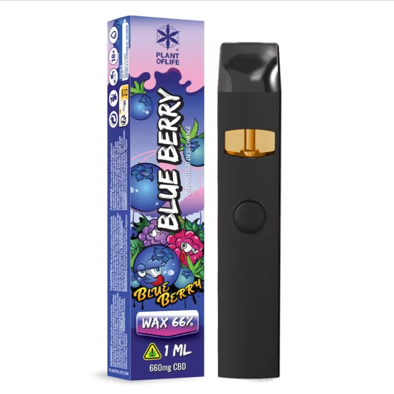 Vape CBD Plant Of Life Blue Berry 66%