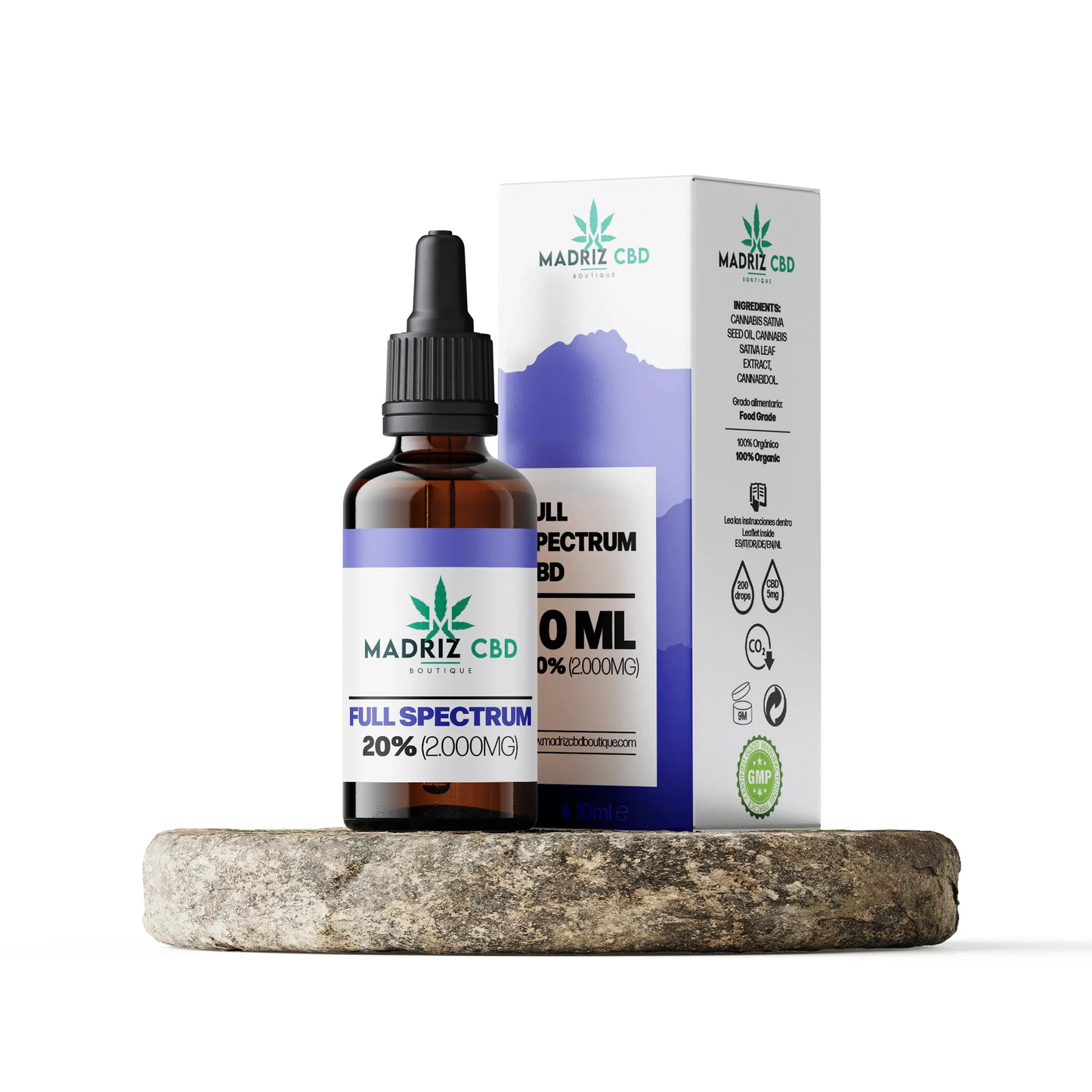 Aceite de CBD 20% Full Spectrum - Madriz CBD