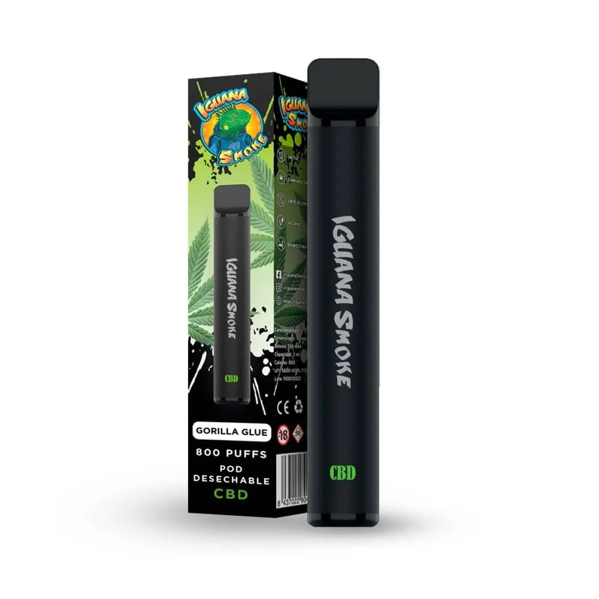 Vape CBD Iguana Smoke Gorilla Glue