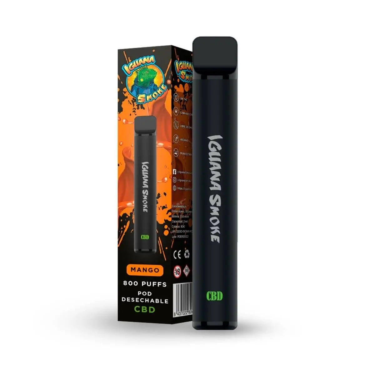 Vape CBD Iguana Smoke Mango