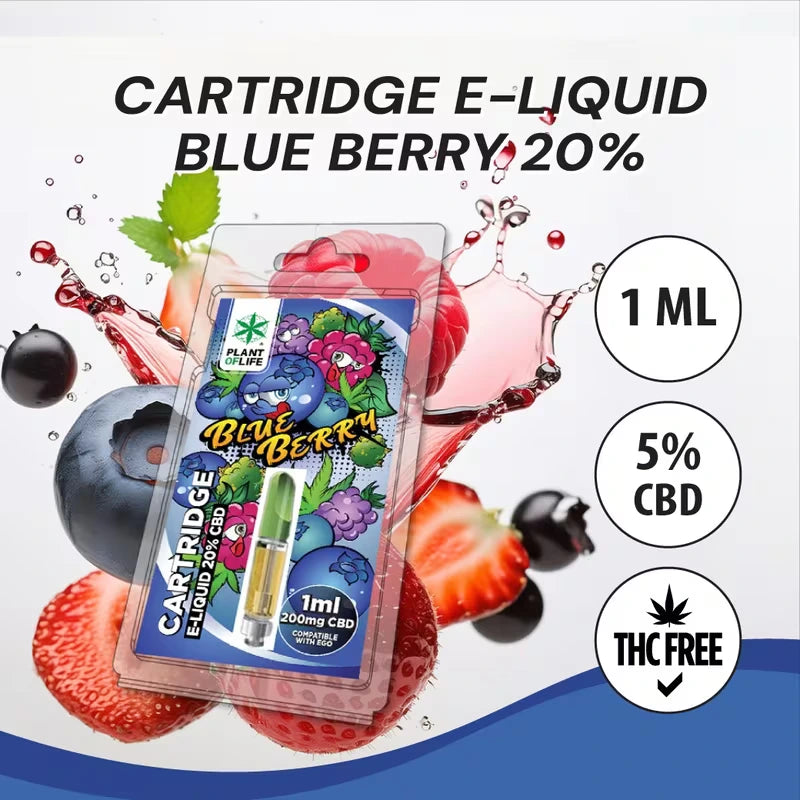 Cartucho CBD 20% Blueberry