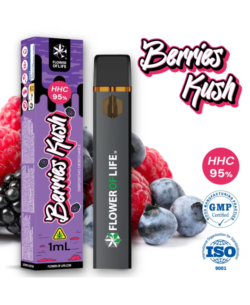 Vape HHC Plant Of Life Berries Kush